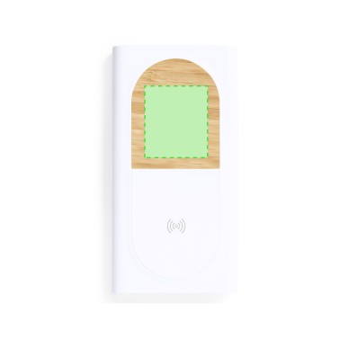 Ditte - Drahtlos 15W. 8000 mAh. 1 USB und 1 Typ C Ausgänge. Micro USB 