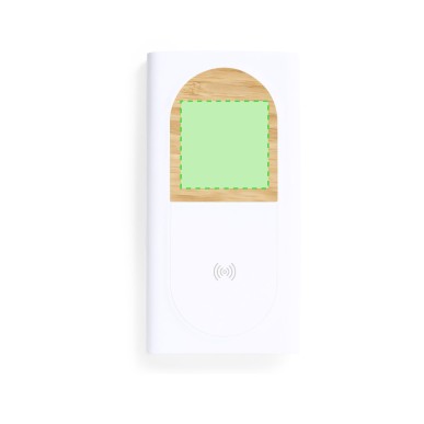 Ditte - Drahtlos 15W. 8000 mAh. 1 USB und 1 Typ C Ausgänge. Micro USB 