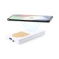 Ditte - Drahtlos 15W. 8000 mAh. 1 USB und 1 Typ C Ausgänge. Micro USB und Typ C Eingang | Bambus/ PLA Kompostierbar
