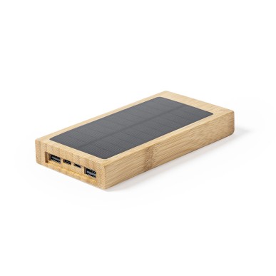Diuk Fsc - Sans Fil 5W. 10000 mAh. Charge Solaire. 2 Sorties USB et 1 