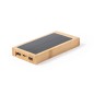 Diuk Fsc - Sans Fil 5W. 10000 mAh. Charge Solaire. 2 Sorties USB et 1 Type C. Entrée Micro USB et Type C | Bambou