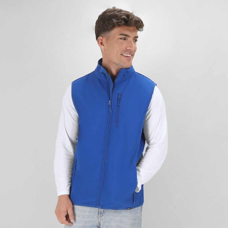 Jandro - Résistant au Vent et à l'Eau | Double Couche. Extérieur: Soft Shell, 92% Polyester RPET/ 8% Élasthanne. Intérieur: 100%
