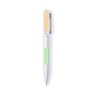 Halderan - Thermo Acier Inox/ Bambou, 640 ml. Bloc Similicuir/ Bambou, Couverture Rigide. 80 Feuilles. Stylo Aluminium/ Bambou