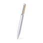 Halderan - Thermo Acier Inox/ Bambou, 640 ml. Bloc Similicuir/ Bambou, Couverture Rigide. 80 Feuilles. Stylo Aluminium/ Bambou