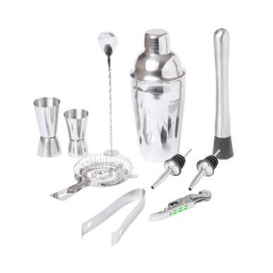 Bespin - Shaker 550 ml. 10 Accessoires | Acier Inox/ Bois
