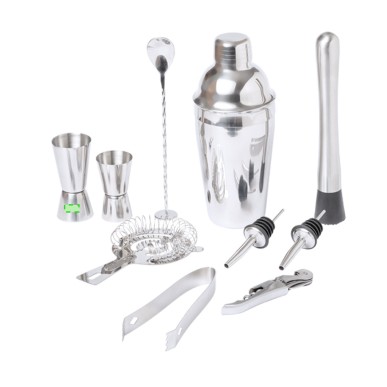 Bespin - Shaker 550 ml. 10 Accessoires | Acier Inox/ Bois