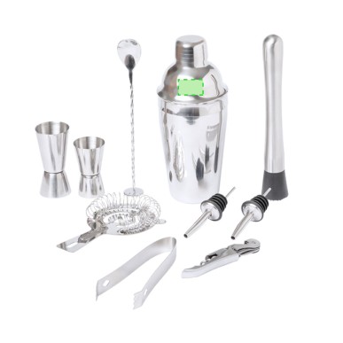 Bespin - Shaker 550 ml. 10 Accessoires | Acier Inox/ Bois