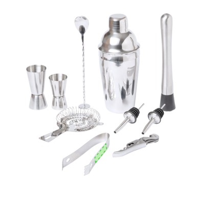 Bespin - Shaker 550 ml. 10 Accessoires | Acier Inox/ Bois