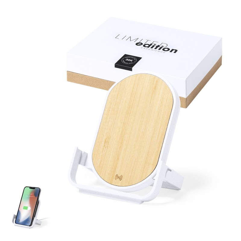 Buisson - Sans Fil 10W | Paille de Blé/ ABS/ Bambou