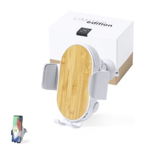 Yango - Drahtlos 15W. Verstellbar | Weizenstroh/ ABS/ Bambus