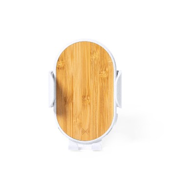 Yango - Drahtlos 15W. Verstellbar | Weizenstroh/ ABS/ Bambus