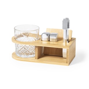 Devon - Verre 350 ml. 2 Glaçons Acier Inox Réutilisables. Pinces Acier