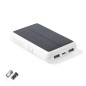 Maddy - Sans Fil 15W. Magnétique. 8000 mAh. Charge Solaire. 2 Sorties USB. Sortie et Entrée Type C