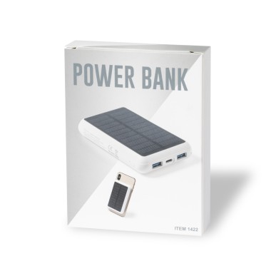 Maddy - Sans Fil 15W. Magnétique. 8000 mAh. Charge Solaire. 2 Sorties 
