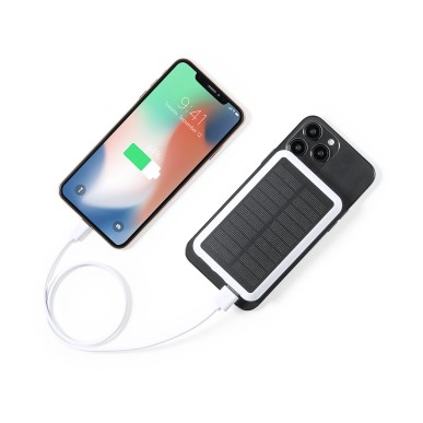 Maddy - Sans Fil 15W. Magnétique. 8000 mAh. Charge Solaire. 2 Sorties 