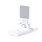 Cheviot - Chargeur Sans Fil 10W. Power Bank 5000 mAh. 2 Sorties USB et 1 Type C. Entrée Micro USB et Type C. Pliable. Hauteur et