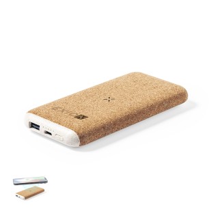 Limerick - Drahtlos 15W. 8000 mAh. USB Ausgang. Typ C Ausgänge und Ein