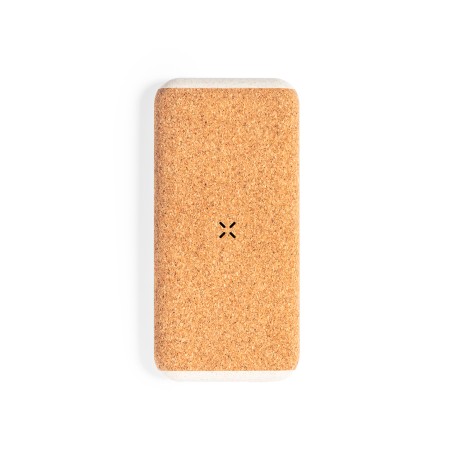 Limerick - Drahtlos 15W. 8000 mAh. USB Ausgang. Typ C Ausgänge und Eingang | Kork/ Weizenstroh/ ABS