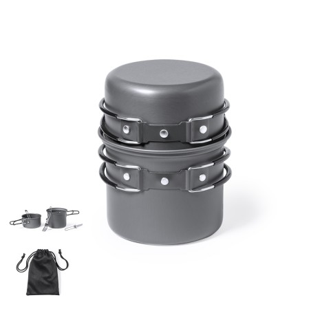Sondic - 5 Accessoires. Étui Polyester RPET | Acier Inox/ Aluminium