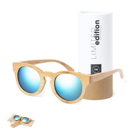 Thezin - Verres à Effet Miroir. Protection UV400. Étui Polyester | Bam