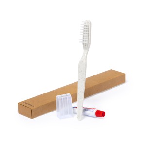 Dental Kit - Brosse à Dents Paille de Blé/ PP. Dentifrice 6 gr