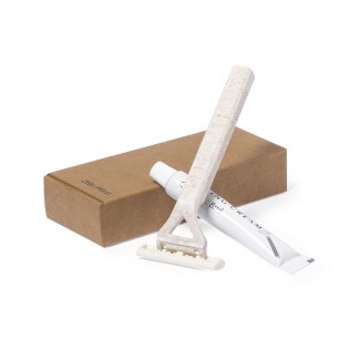Shaving Kit - Lame de rasoir Paille de Blé/ PP. Gel de rasage 8 gr