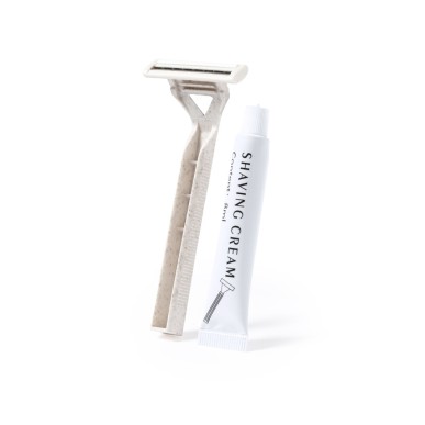 Shaving Kit - Lame de rasoir Paille de Blé/ PP. Gel de rasage 8 gr