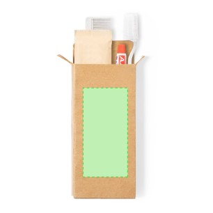 Essential Kit - Kamm Weizenstroh/ PP. Zahnbürste Weizenstroh/ PP. Zahnpasta 6 gr. Seifenstück 20 gr