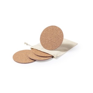 Yagger - 4 Stück. Baumwolle Etui | Kork