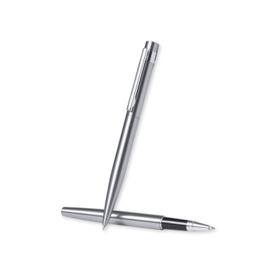 Kaylax - Stylo et Roller. Recharge Jumbo | Acier Inox Recyclé