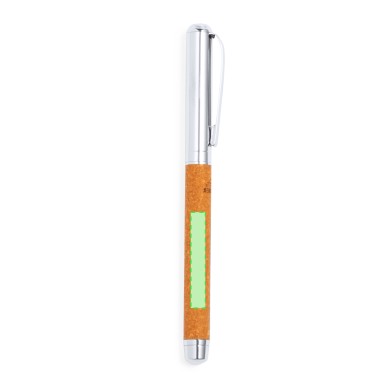 Vincen - Stylo et Roller. Recharge Jumbo | Cuir Recyclé/ Métal
