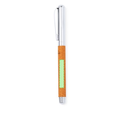 Vincen - Stylo et Roller. Recharge Jumbo | Cuir Recyclé/ Métal