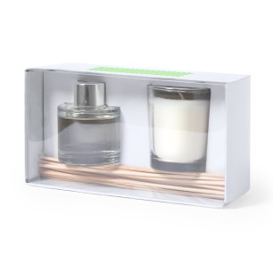 Hanks - Diffuseur Aromatique Verre Arôme Jasmin 50 ml. Bougie Verre Arôme Vanille