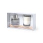 Hanks - Diffuseur Aromatique Verre Arôme Jasmin 50 ml. Bougie Verre Arôme Vanille