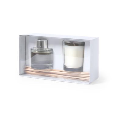 Hanks - Diffuseur Aromatique Verre Arôme Jasmin 50 ml. Bougie Verre Ar