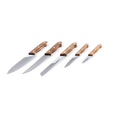 Wheeler - 5 Stück | Rostfreier Stahl/ Holz