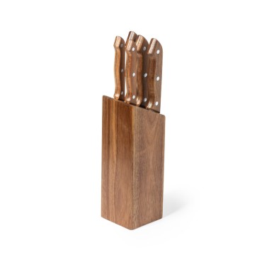 Wheeler - 5 Stück | Rostfreier Stahl/ Holz