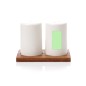 Bekox - 2 Stück | Keramik/ Holz Bekox - 2 Stück | Keramik/ Holz