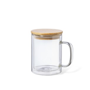 Laik - 370 ml | Borosilikat Glas/ Bambus