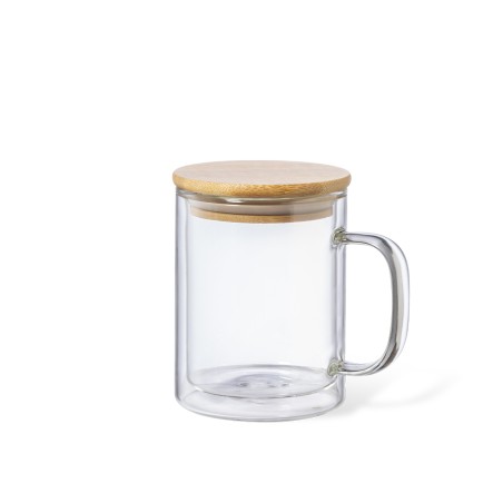 Laik - 370 ml | Borosilikat Glas/ Bambus
