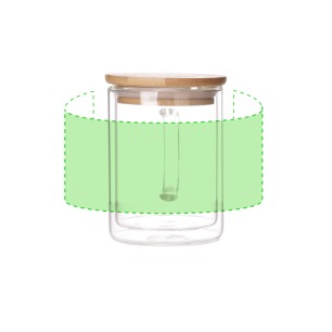 Laik - 370 ml | Borosilikat Glas/ Bambus