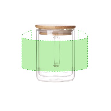 Laik - 370 ml | Borosilikat Glas/ Bambus