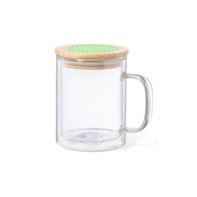 Laik - 370 ml | Borosilikat Glas/ Bambus