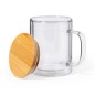 Laik - 370 ml | Borosilikat Glas/ Bambus Laik - 370 ml | Borosilikat Glas/ Bambus
