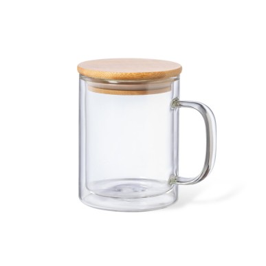 Laik - 370 ml | Borosilikat Glas/ Bambus