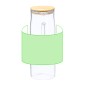 Dibrix - 1,25 L | Verre Borosilicate/ Bambou