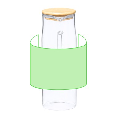 Dibrix - 1,25 L | Verre Borosilicate/ Bambou
