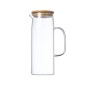Dibrix - 1,25 L | Verre Borosilicate/ Bambou
