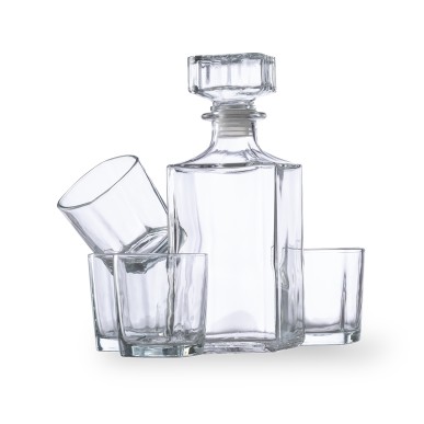 Rockwel - Décanteur 1 L. 4 Verres 200 ml | Verre
