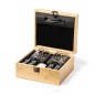 Steger - 2 Verres 320 ml. 8 Glaçons Pierre Naturelle Réutilisables. Pinces Acier Inox. Étui Coton | Bambou Steger - 2 Verres 320 ml. 8 Glaçons Pierre Naturelle Réutilisables. Pinces Acier Inox. Étui Coton | Bambou